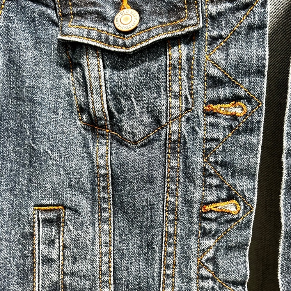 Old Navy Blue jean jacket size xs - Picture 7 of 10